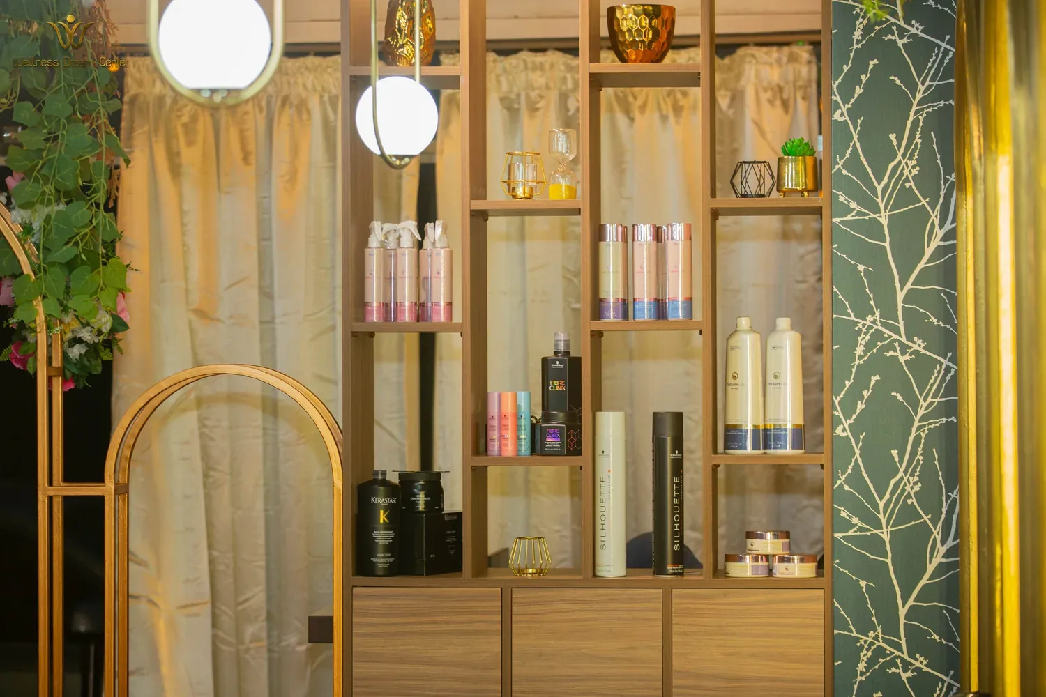 Espace miroir et vestiaire